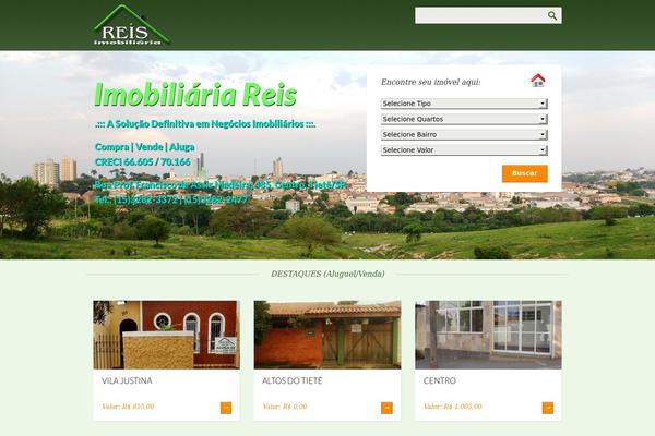 Realty theme site design template sample