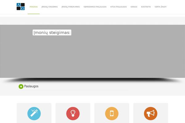 Alterna-child theme site design template sample