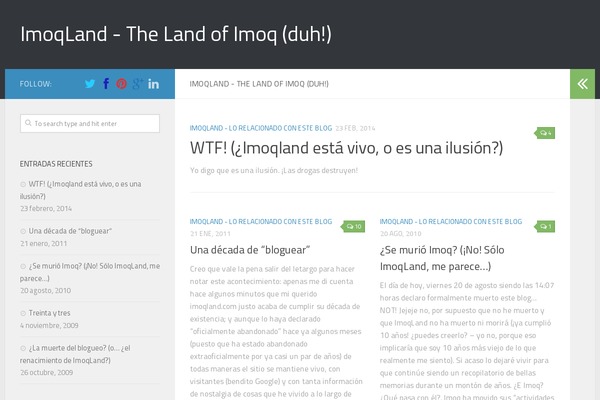Hueman theme site design template sample