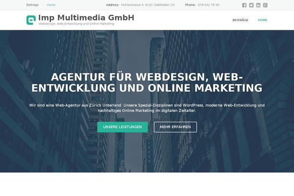 Emmet theme site design template sample