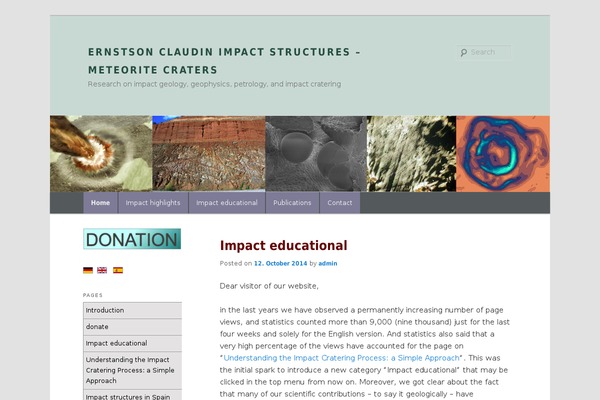 impact-structures.com site used Twentysixteenchild