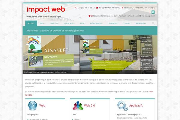 Discovery theme site design template sample