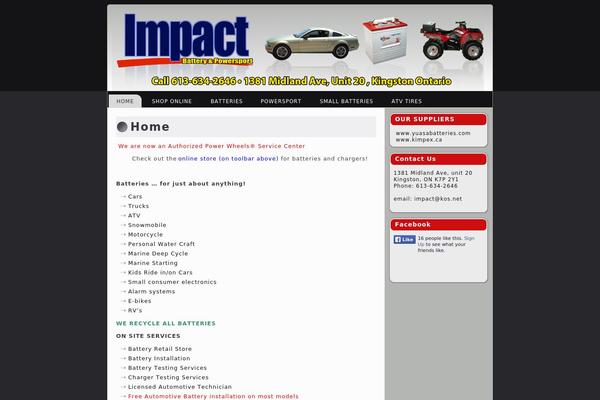 impactbatterieskingston.com site used Impact6
