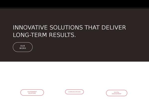 IMPACT theme site design template sample