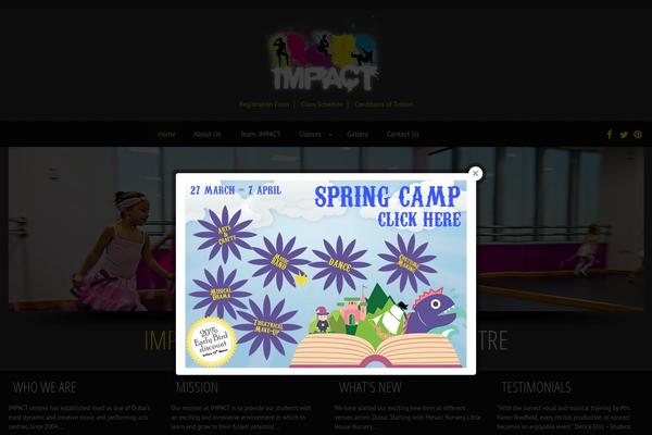 impactcentres.com site used Evolution