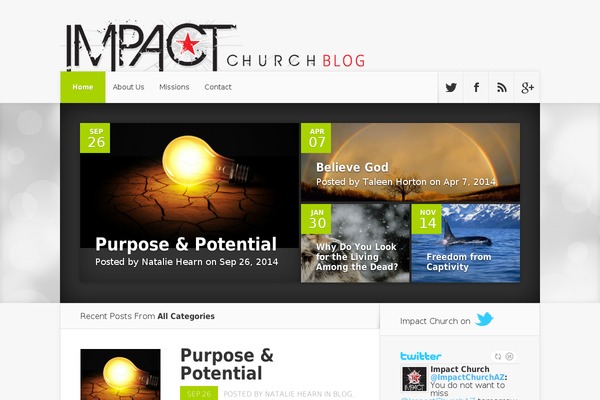 Nexus theme site design template sample