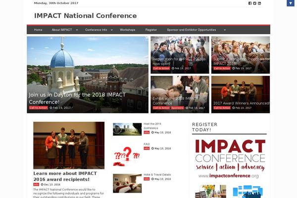 Smart Magazine theme site design template sample