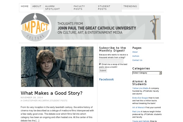 Thesis 1.8 theme site design template sample