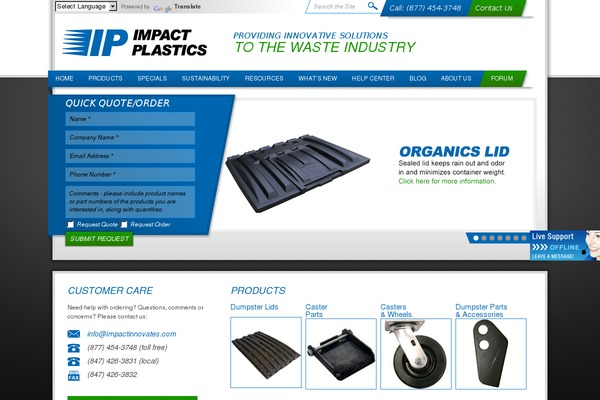 impact-plastics-2015 theme websites examples