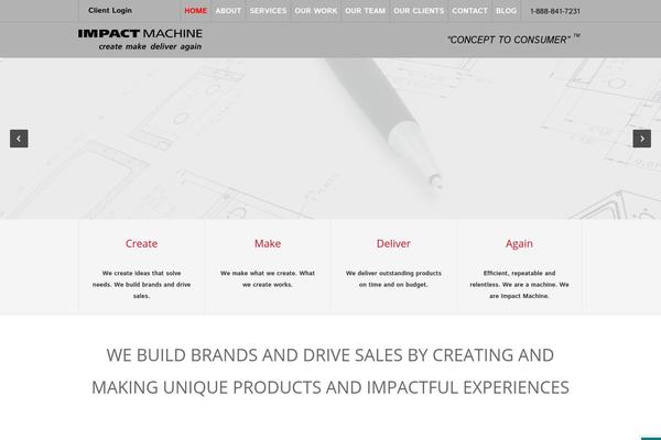 Kinetic theme site design template sample