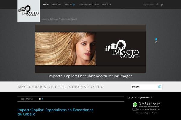 Fizz theme site design template sample