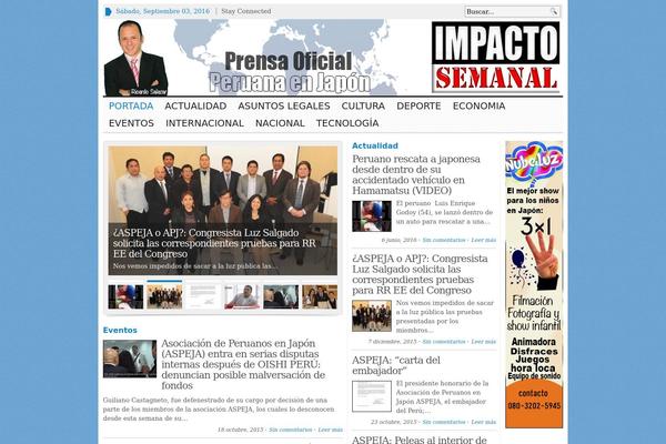 Advanced Newspaper theme site design template sample