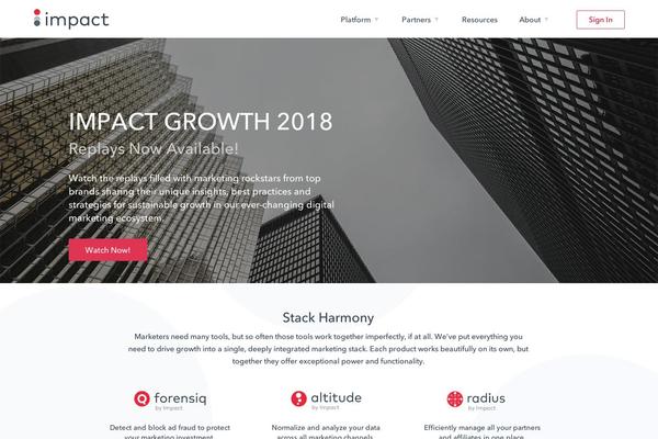 impactradius.eu site used Ir