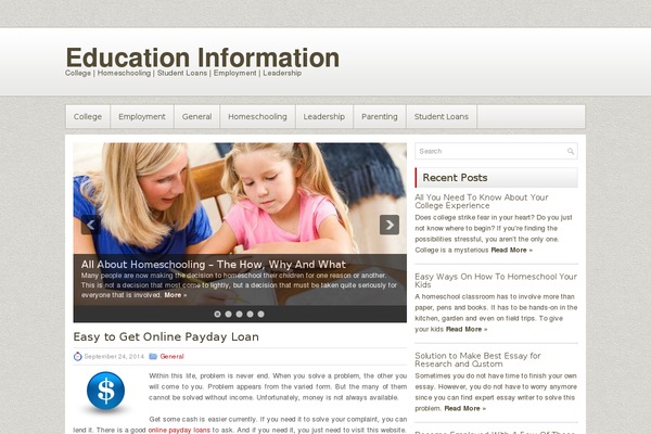imperfect-parenting.com site used Blogspringtheme