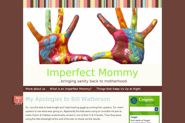 imperfectmommy.com site used Scrappy