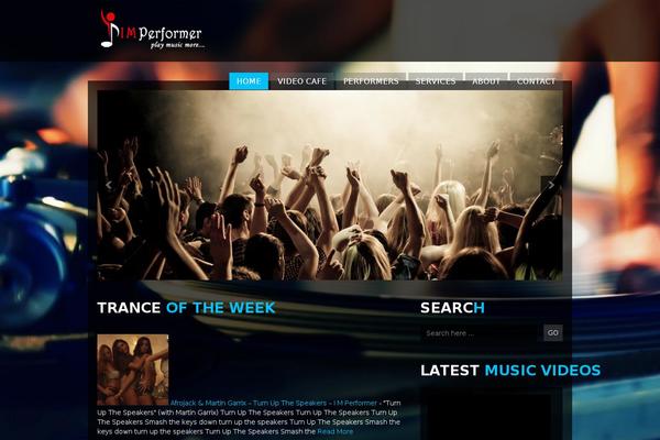 Club theme site design template sample