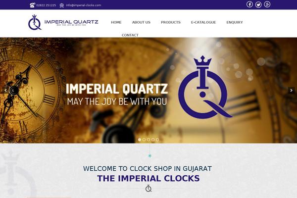 Imperial theme site design template sample