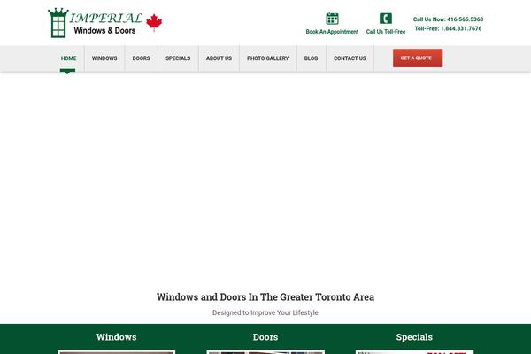 imperial-windowsanddoors.com site used Kinexm