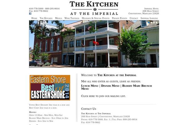 Hospitality theme site design template sample