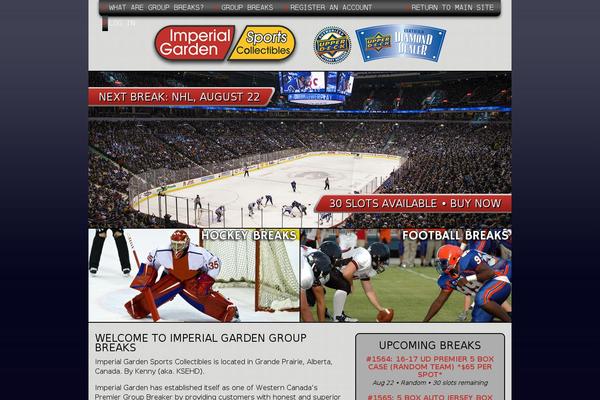 Imperial theme site design template sample