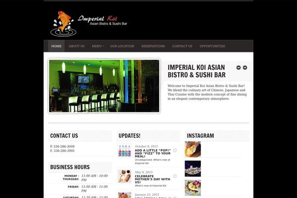 Diner theme site design template sample