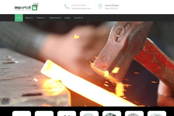 Industry theme site design template sample
