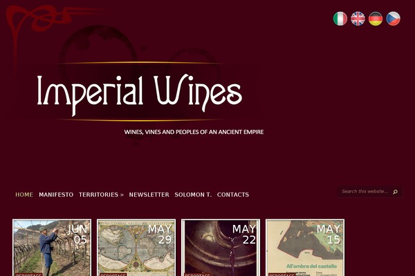 imperialwines.org site used TheStyle