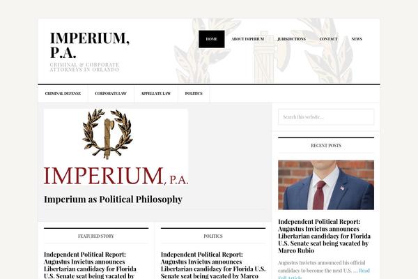 News Pro theme site design template sample