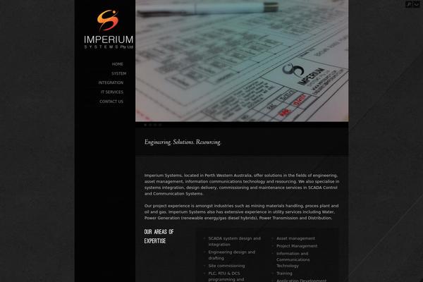 Myriad theme site design template sample
