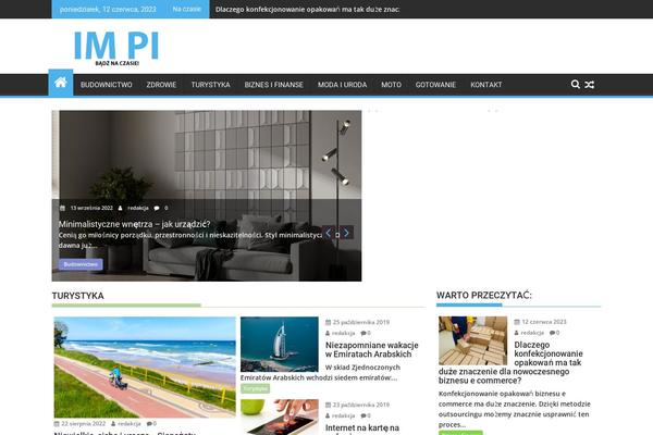 SuperMag theme site design template sample
