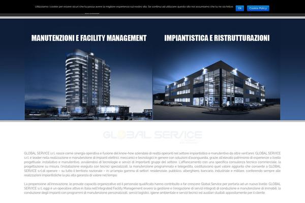 North theme site design template sample