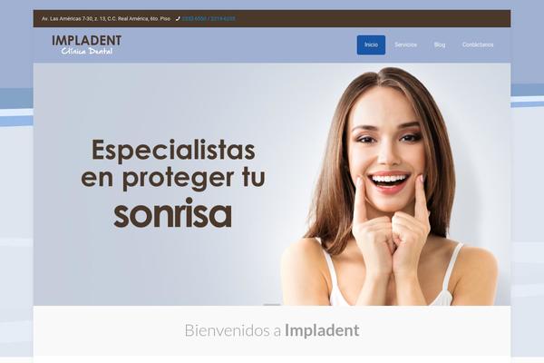 BeTheme Child theme site design template sample