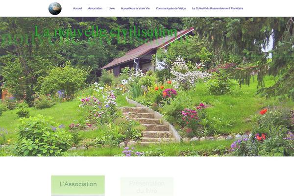 Eco Nature theme site design template sample