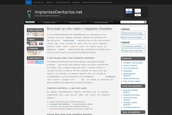Covenant theme site design template sample