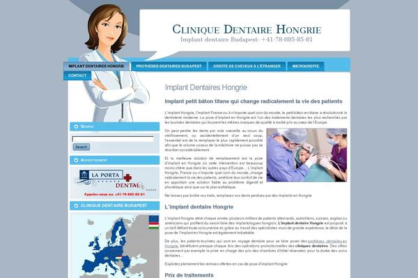 Iconic One theme site design template sample