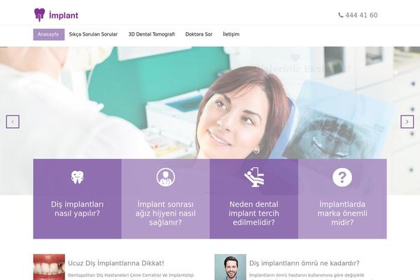 Clinico theme site design template sample