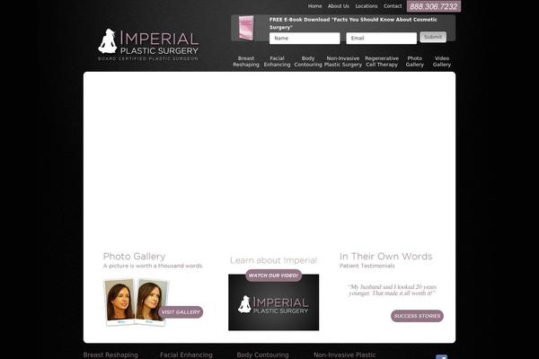 Imperial theme site design template sample