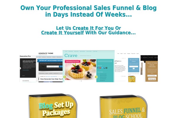 Balance theme site design template sample