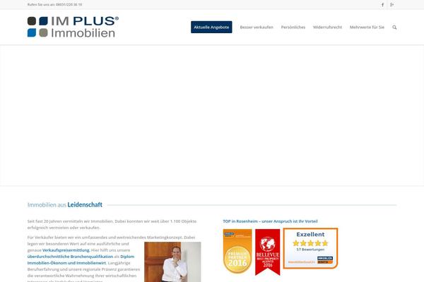 Enfold theme site design template sample
