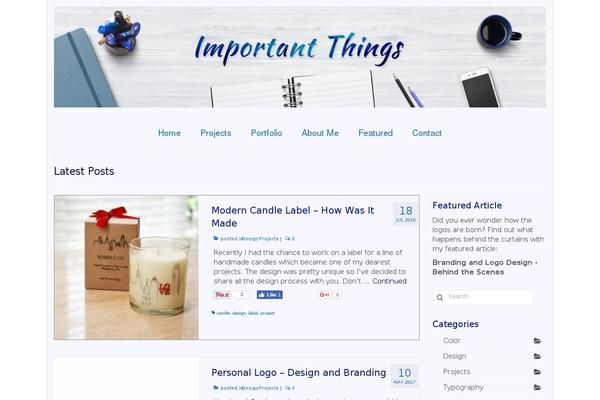 Virtue theme site design template sample