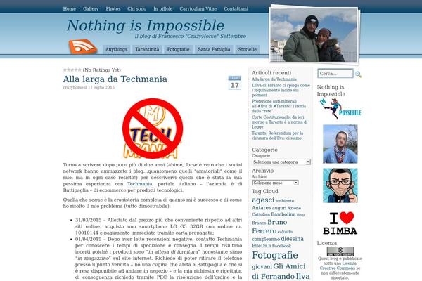 impossibile.info site used Blue Grace