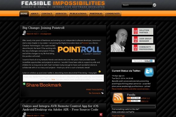 Master theme site design template sample