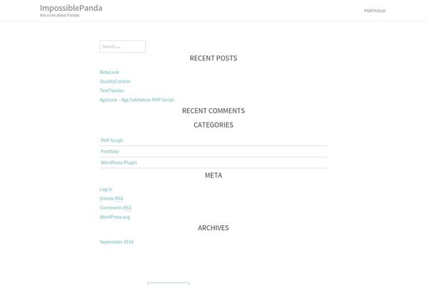 impossiblepanda.com site used Farben Basic