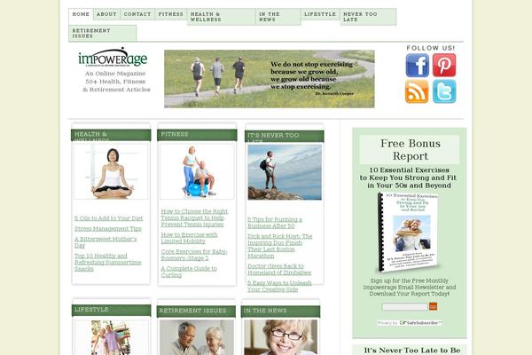 Site using Elegantbuilder plugin