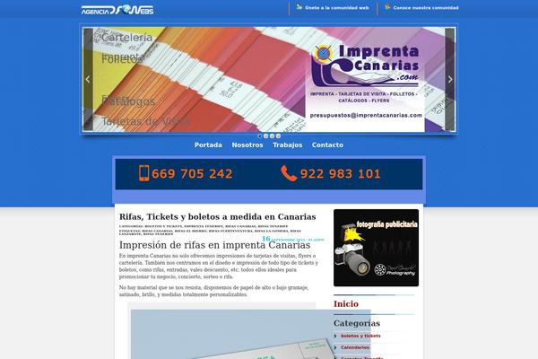 imprentacanarias.com site used Adfw-template