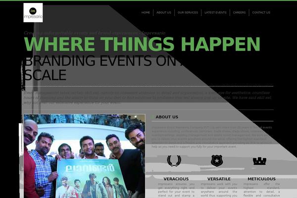 Eventchamp theme site design template sample