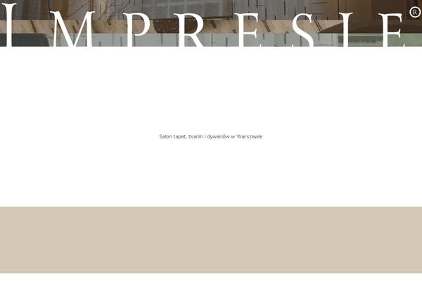 impresje.pl site used Impresje