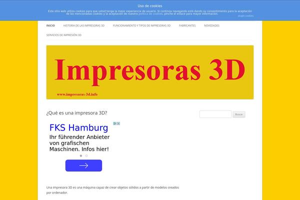 Site using Asesor de Cookies para normativa española plugin