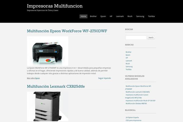 Portfolio Press theme site design template sample