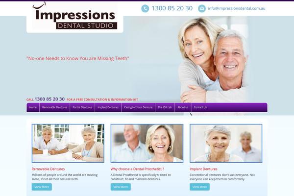 Ids theme site design template sample